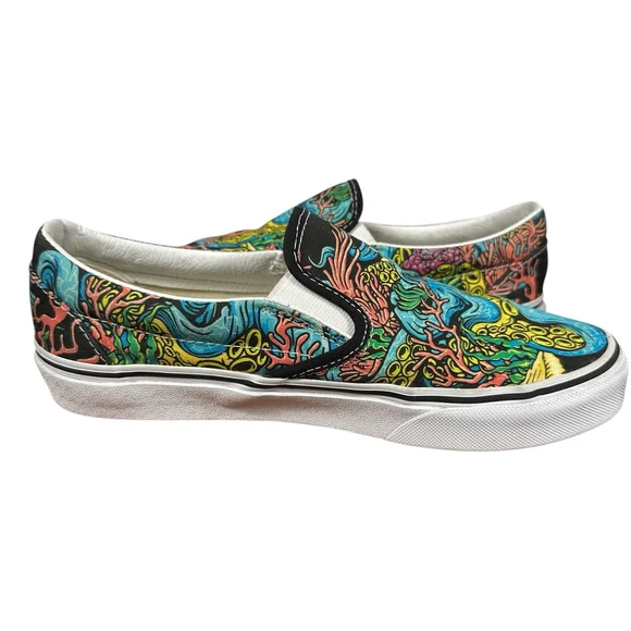 Vans off the wall shoes 507698 Ocean octopus Men’s Size 6.5 Women’s Size 8 - Picture 5 of 8